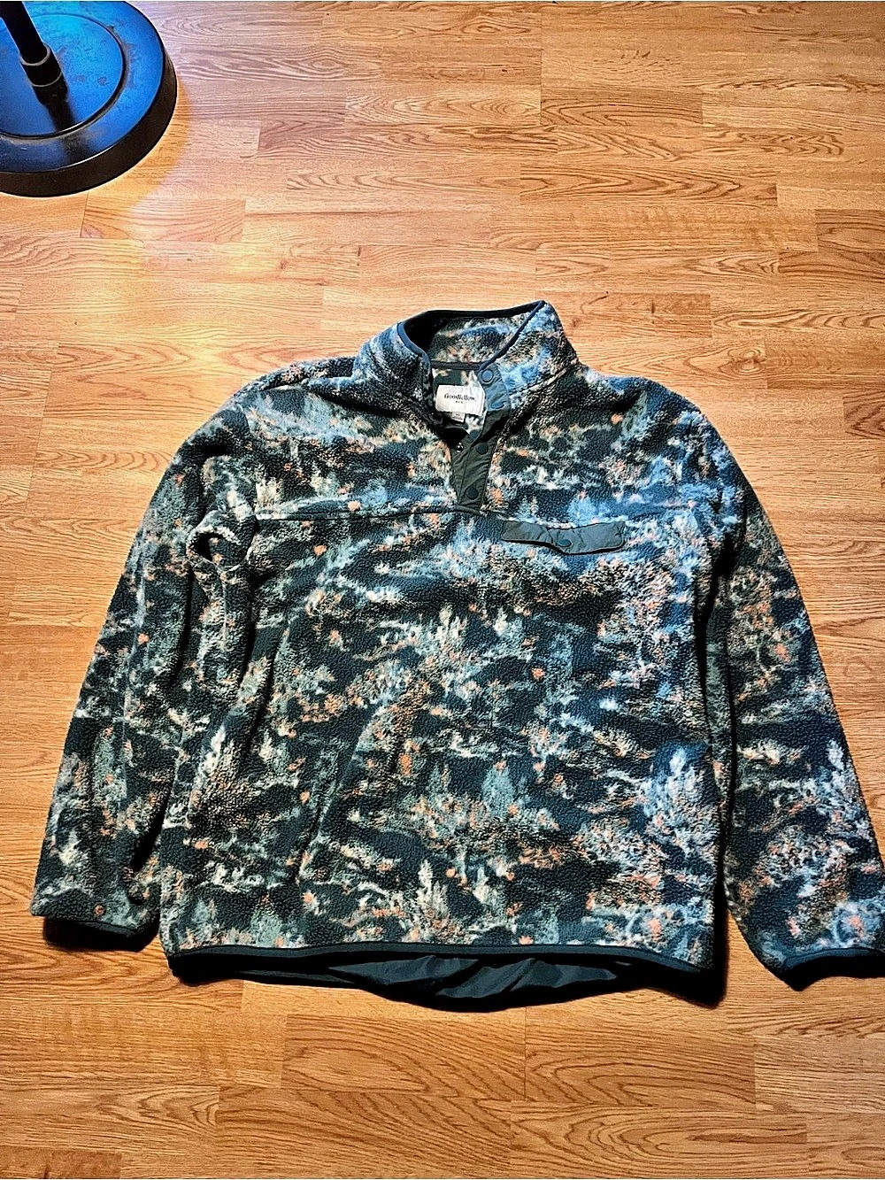 Goodfellow & Co Men's Camo Fleece Jacket Size Medium